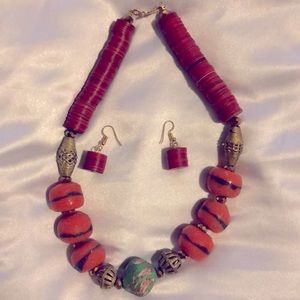 Brand new handmade jewelry sets from Ghana.